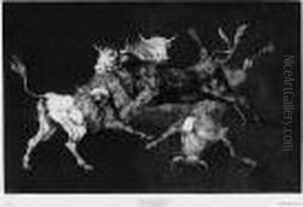 Los Proverbios Oil Painting by Francisco Goya Fuendetodos