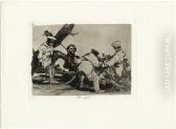 Por Que Oil Painting by Francisco Goya Fuendetodos