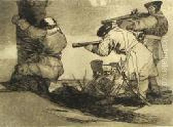 Barbaros!; Tanto Y Mas, From Los Desastres De La Guerra Oil Painting by Francisco Goya Fuendetodos