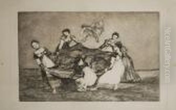 Follia Femminile Oil Painting by Francisco Goya Fuendetodos