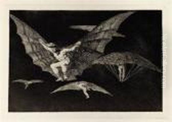 Los Proverbios Oil Painting by Francisco Goya Fuendetodos