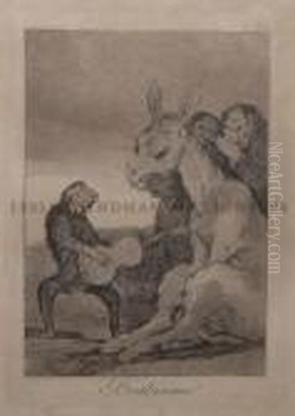 Brabisimo Oil Painting by Francisco Goya Fuendetodos