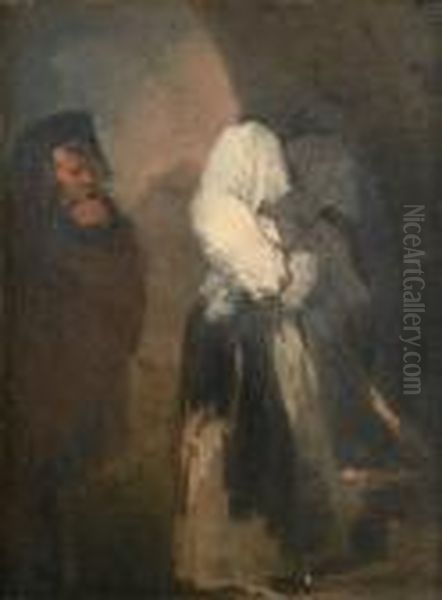 Pobrecitas! Oil Painting by Francisco Goya Fuendetodos