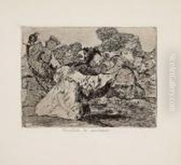 Farandula Decharlatanes Oil Painting by Francisco Goya Fuendetodos