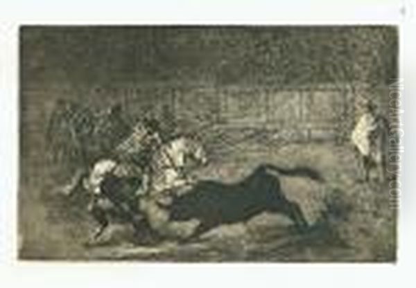 Tauromachie, Limited To 400 Copies Oil Painting by Francisco Goya Fuendetodos