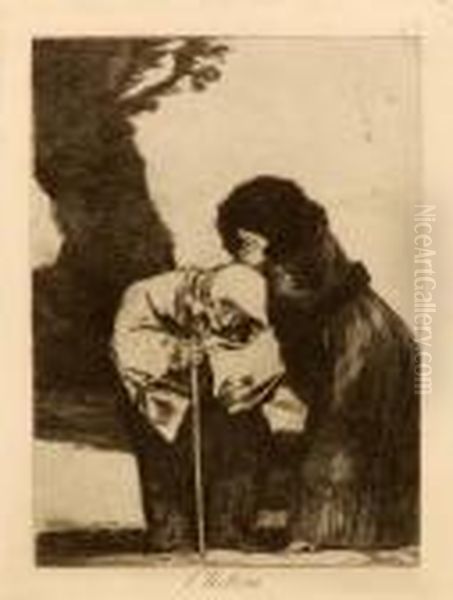 Chiton Oil Painting by Francisco Goya Fuendetodos