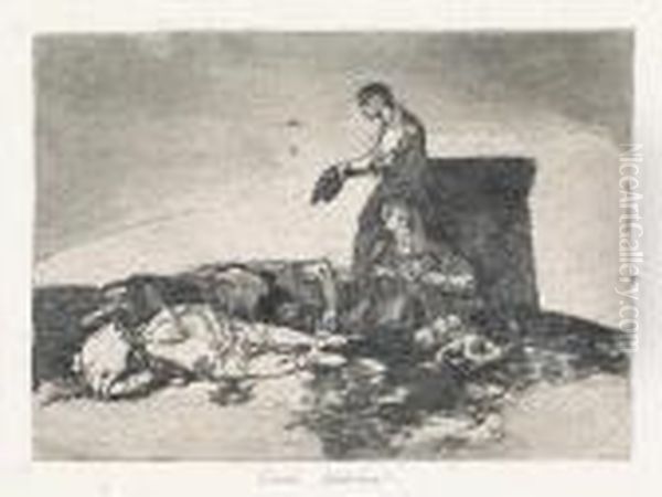 Los Desastres De La Guerra Oil Painting by Francisco Goya Fuendetodos