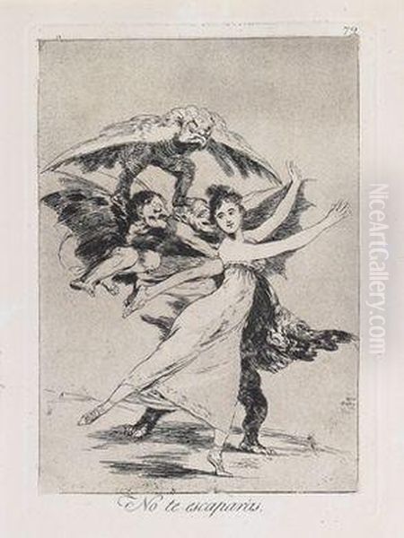 Los Caprichos Oil Painting by Francisco Goya Fuendetodos
