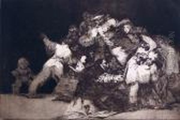 Disparate General (allgemeine Torheit) Oil Painting by Francisco Goya Fuendetodos