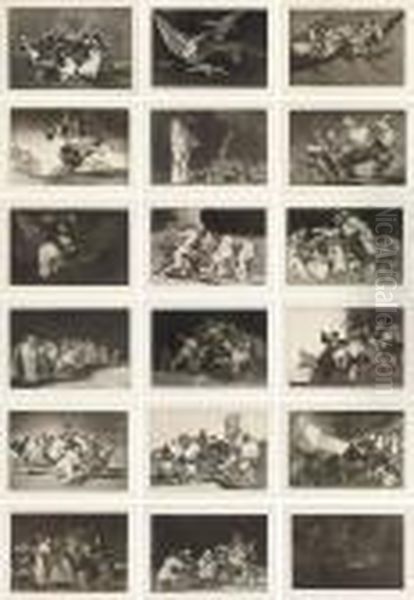 Los Proverbios Oil Painting by Francisco Goya Fuendetodos