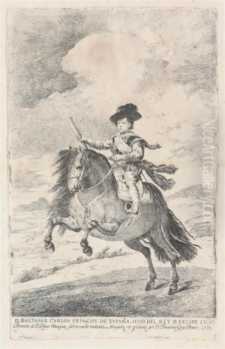 Baltasar Carlos Oil Painting by Francisco Goya Fuendetodos