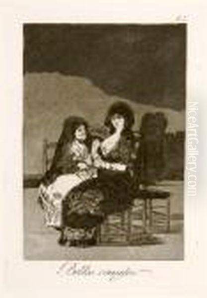 Bellos Conselos Oil Painting by Francisco Goya Fuendetodos