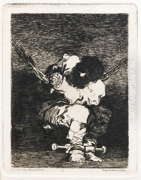 Little Prisoner (the Custody Is As Barbarous As The Crime) Oil Painting by Francisco Goya Fuendetodos