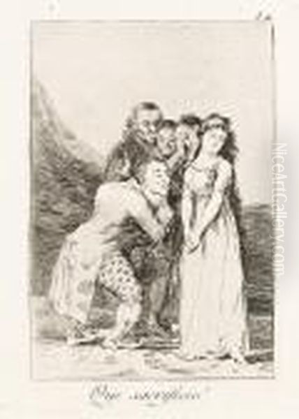 Que Sacrificio ! Oil Painting by Francisco Goya Fuendetodos