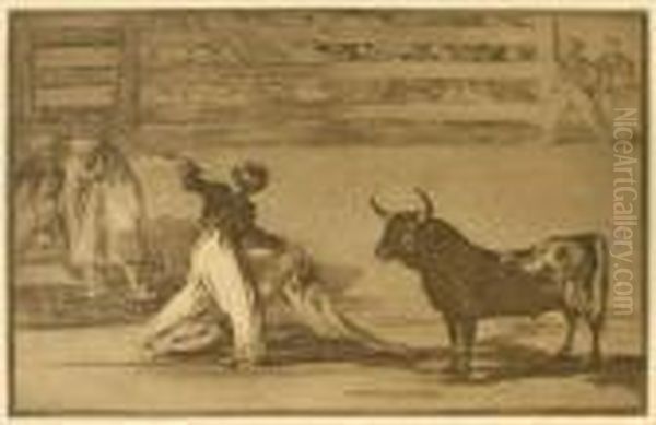 Stierkampfer Oil Painting by Francisco Goya Fuendetodos