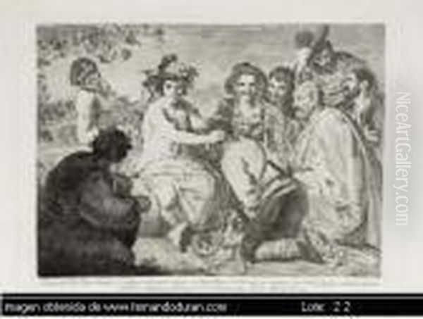 Sin Titulo Oil Painting by Francisco Goya Fuendetodos