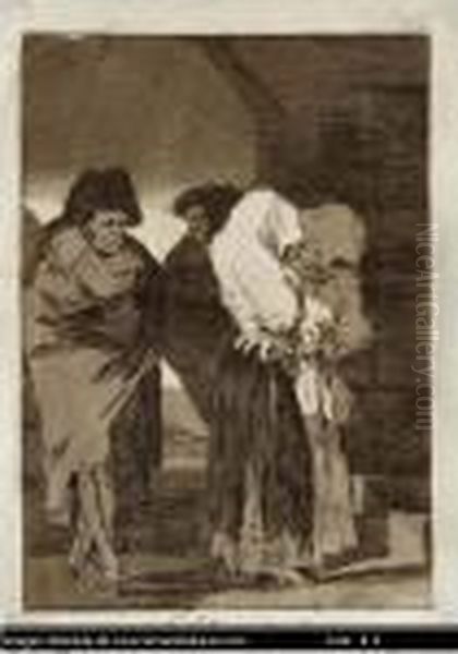 Sin Titulo Oil Painting by Francisco Goya Fuendetodos