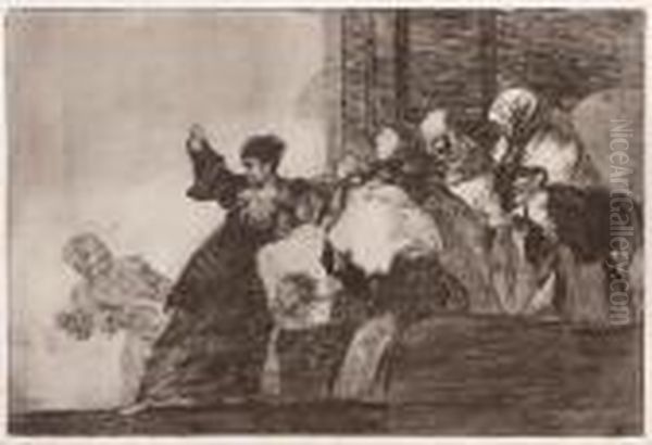 Disparate Pobre Oil Painting by Francisco Goya Fuendetodos
