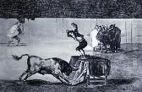 La Tauromaquia Edition Editorial Jano Oil Painting by Francisco Goya Fuendetodos