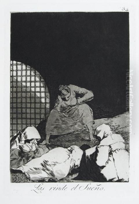 Los Caprichos Oil Painting by Francisco Goya Fuendetodos