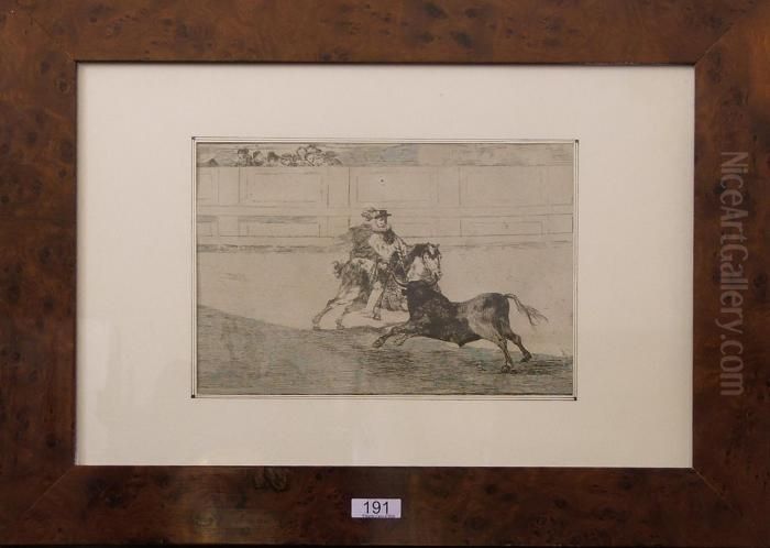 Un Caballero Oil Painting by Francisco Goya Fuendetodos