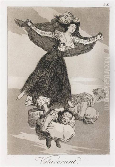 Les Caprices Oil Painting by Francisco Goya Fuendetodos