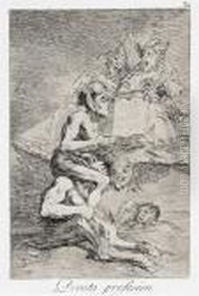 Devota Profesion (devout Profession) Oil Painting by Francisco Goya Fuendetodos