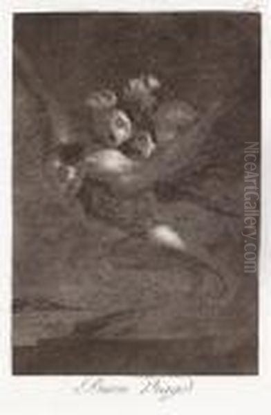 Gute Reise Oil Painting by Francisco Goya Fuendetodos