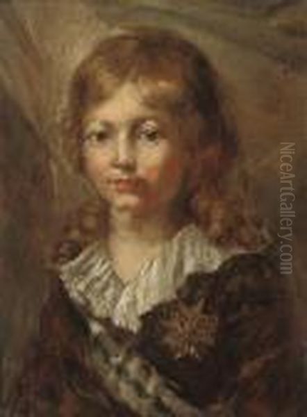 Portrait Of A Young Boy Oil Painting by Francisco Goya Fuendetodos