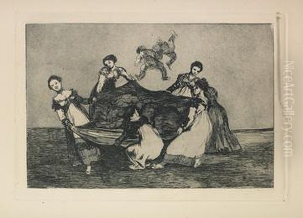 Pesa Mas Que Un Burro Muerto Oil Painting by Francisco Goya Fuendetodos