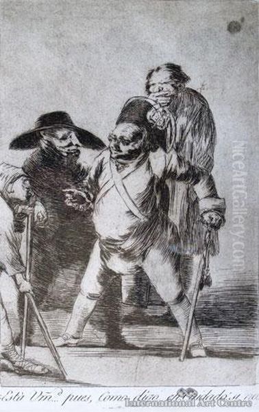 Los Caprichos Oil Painting by Francisco Goya Fuendetodos