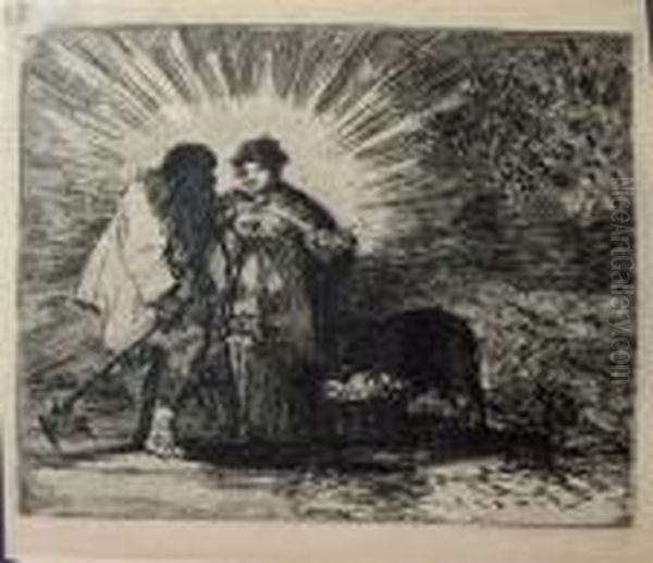 Esto Es Lo Verdadero Oil Painting by Francisco Goya Fuendetodos