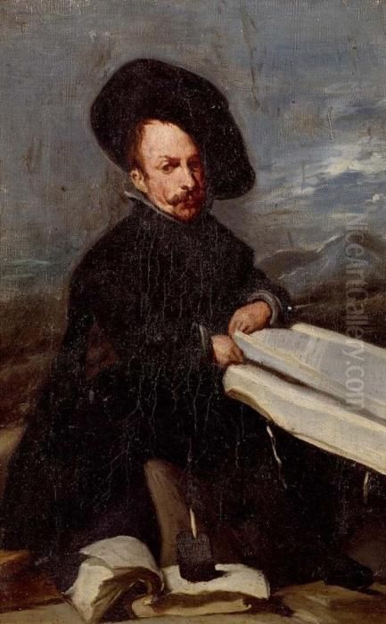 El Primo. Oil Painting by Francisco Goya Fuendetodos