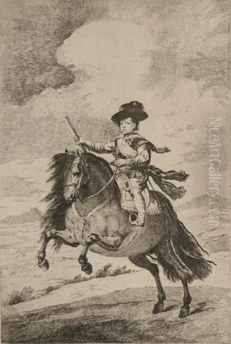 Baltasar Carlos Oil Painting by Francisco Goya Fuendetodos