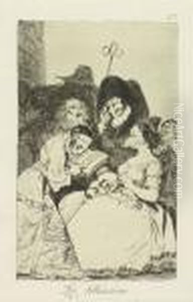 Lo Que Puede Un Sastre. Blatt 52
 Der Folge <los Caprichos> - La Filiacion. Blatt 57 Der Folge <los 
Caprichos> Oil Painting by Francisco Goya Fuendetodos