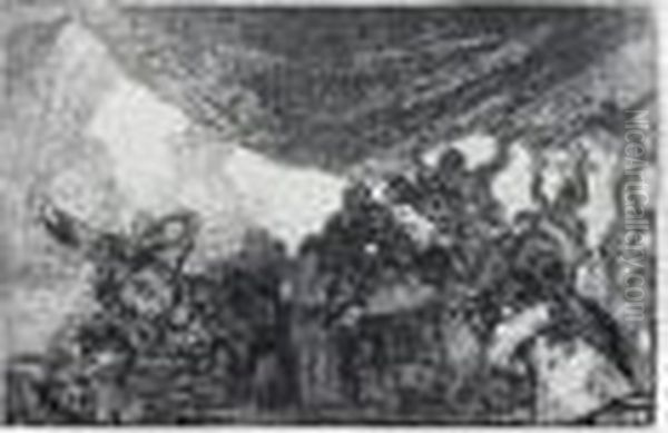 Disparate No. 15 Oil Painting by Francisco Goya Fuendetodos