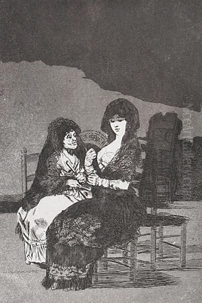 Bellos Conselos Oil Painting by Francisco Goya Fuendetodos