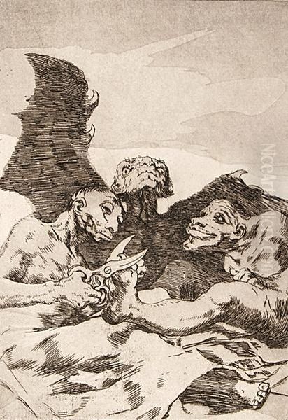 Se Repulen Oil Painting by Francisco Goya Fuendetodos