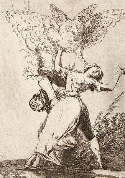 No Hay Quien Nos Desaste? Oil Painting by Francisco Goya Fuendetodos