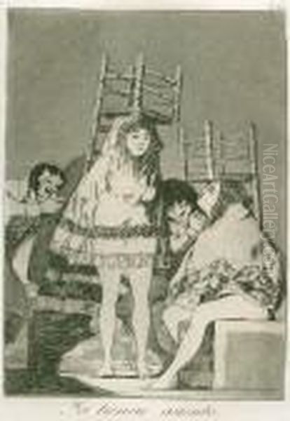 Ya Tienen Asiento (endlich Haben Sie Einen Platz)1797-1798 Oil Painting by Francisco Goya Fuendetodos