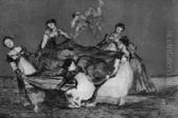 <pesa Mas Que Un Burro Muerto>,1864 Oil Painting by Francisco Goya Fuendetodos