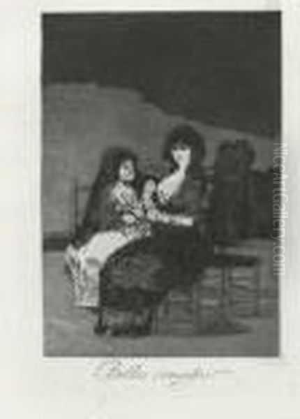 Los Caprichos (delteil 38-117; Harris 36-115) Oil Painting by Francisco Goya Fuendetodos