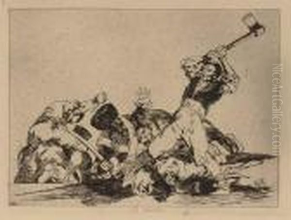 Lo Mismo Oil Painting by Francisco Goya Fuendetodos