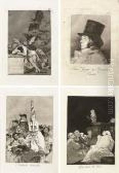 Los Caprichos Oil Painting by Francisco Goya Fuendetodos