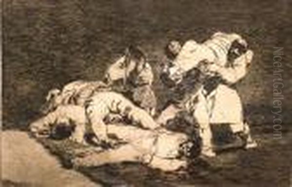 Sera Lo Mismo (pl. 21), From Los Desastres De La Guerra Oil Painting by Francisco Goya Fuendetodos