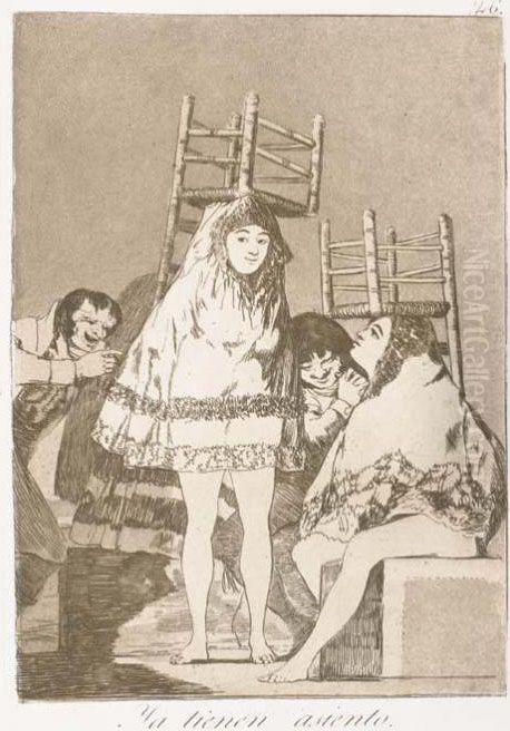 Los Caprichos Oil Painting by Francisco Goya Fuendetodos