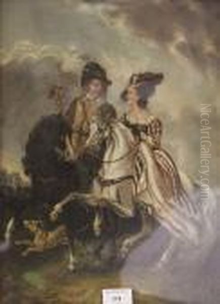 Hawking Oil Painting by Francisco Goya Fuendetodos
