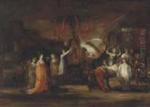 A Scene Of Pagan Worship Oil Painting by Francisco Goya Fuendetodos