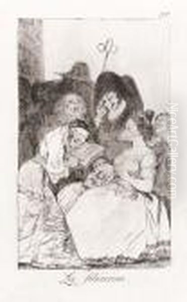 Los Caprichos Oil Painting by Francisco Goya Fuendetodos