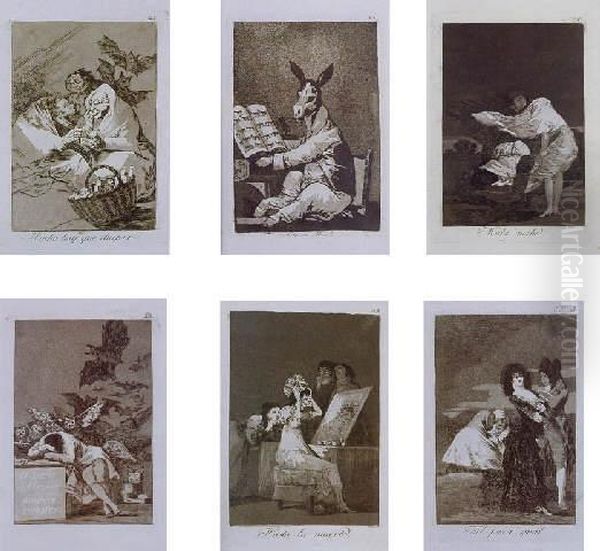 Los Caprichos Oil Painting by Francisco Goya Fuendetodos